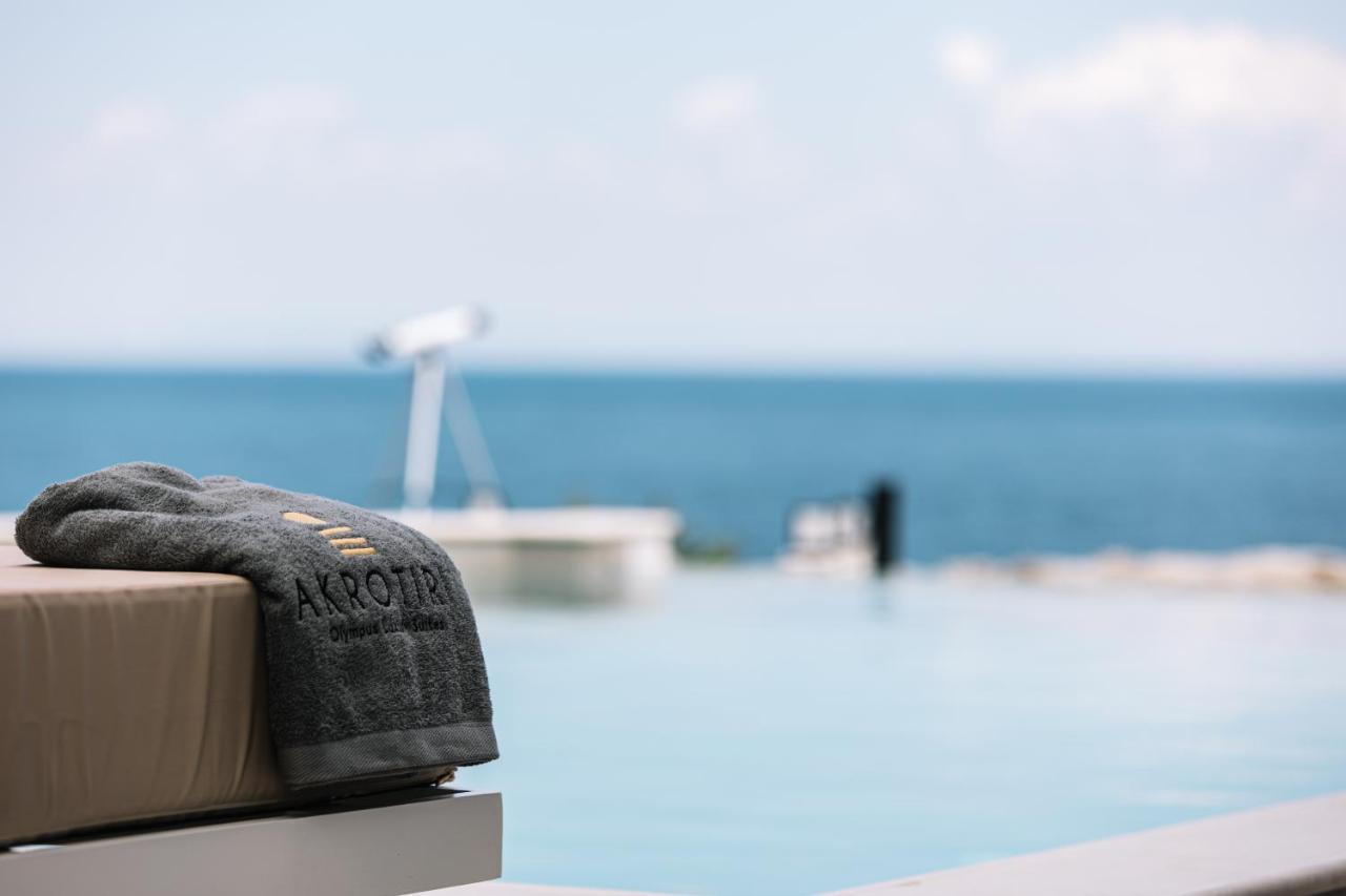 Akrotiri Olympus Luxury Suites - Adults Only Plaka Litochorou Esterno foto