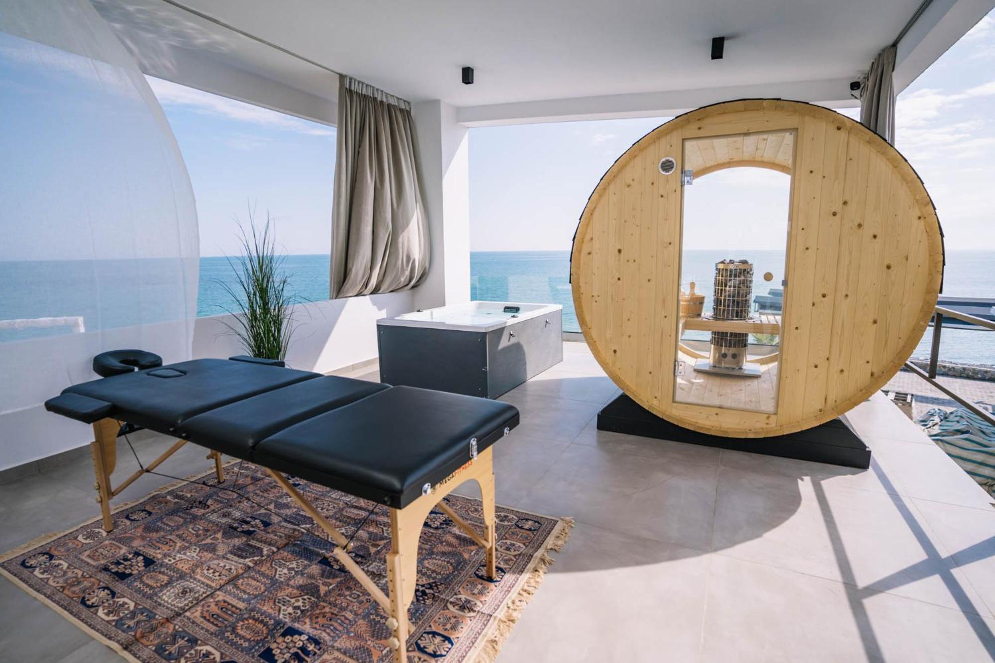 Akrotiri Olympus Luxury Suites - Adults Only Plaka Litochorou Esterno foto