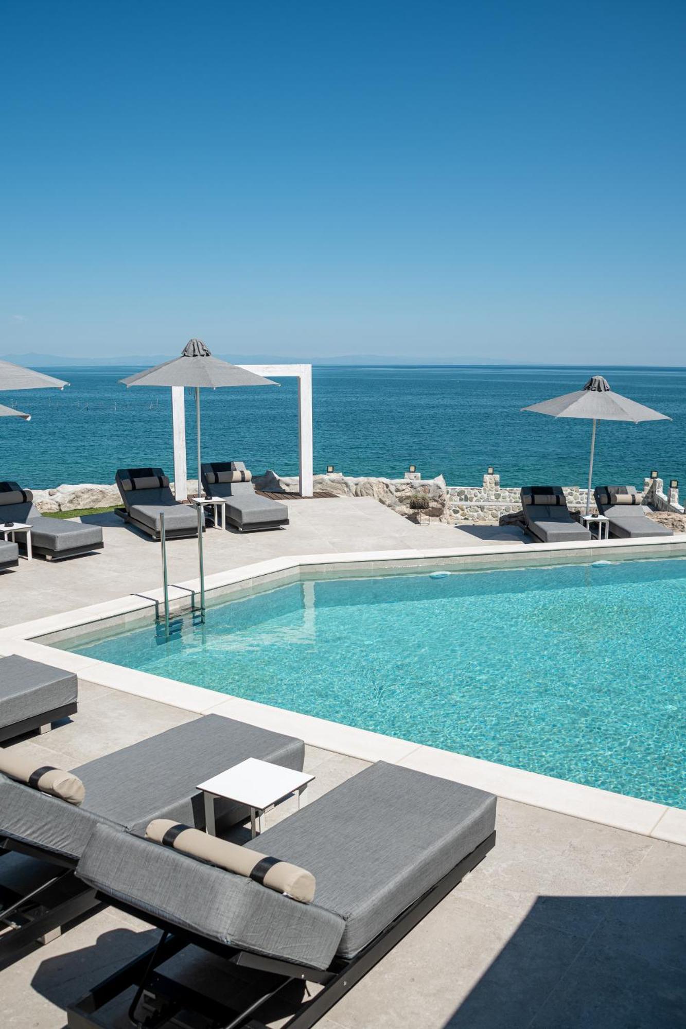 Akrotiri Olympus Luxury Suites - Adults Only Plaka Litochorou Esterno foto