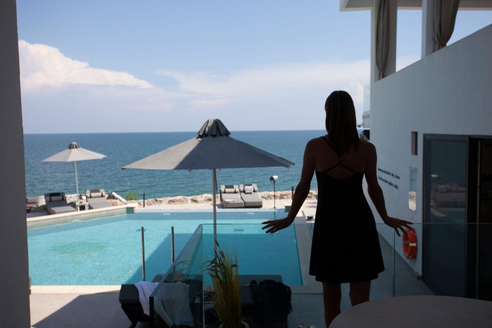 Akrotiri Olympus Luxury Suites - Adults Only Plaka Litochorou Esterno foto